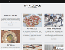 Tablet Screenshot of dashanddevour.wordpress.com
