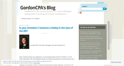 Desktop Screenshot of gordoncpablog.wordpress.com
