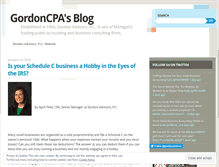 Tablet Screenshot of gordoncpablog.wordpress.com