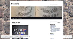 Desktop Screenshot of dynameno.wordpress.com