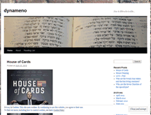 Tablet Screenshot of dynameno.wordpress.com