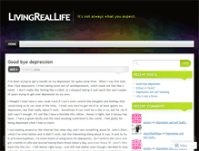Tablet Screenshot of livingreallife.wordpress.com