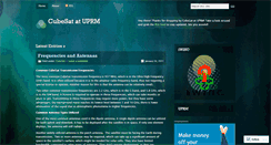 Desktop Screenshot of cubesatuprm.wordpress.com