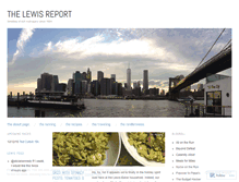 Tablet Screenshot of lewisreport.wordpress.com