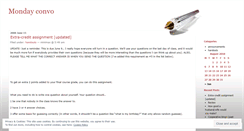 Desktop Screenshot of mondayconvo.wordpress.com