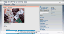 Desktop Screenshot of foodshortage.wordpress.com