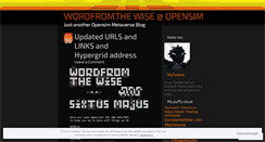 Desktop Screenshot of myosgrid.wordpress.com