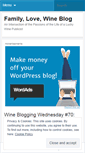 Mobile Screenshot of familylovewine.wordpress.com