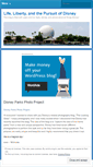 Mobile Screenshot of lifelibertyandthepursuitofdisney.wordpress.com