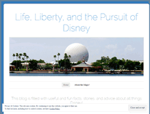 Tablet Screenshot of lifelibertyandthepursuitofdisney.wordpress.com