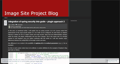 Desktop Screenshot of imagesiteproject.wordpress.com