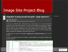 Tablet Screenshot of imagesiteproject.wordpress.com