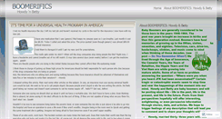 Desktop Screenshot of boomerifics.wordpress.com