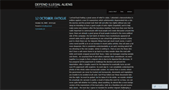 Desktop Screenshot of defendillegalaliens.wordpress.com