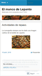 Mobile Screenshot of mancodelepanto.wordpress.com
