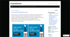Desktop Screenshot of coquiselection.wordpress.com