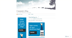 Desktop Screenshot of cmunneke.wordpress.com