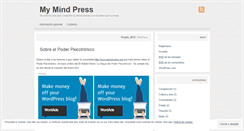 Desktop Screenshot of mymindpress.wordpress.com