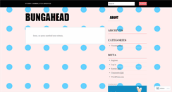 Desktop Screenshot of bungahead.wordpress.com