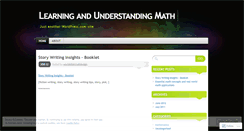 Desktop Screenshot of explainingmath.wordpress.com