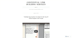 Desktop Screenshot of contextuallinkbuildingservices.wordpress.com