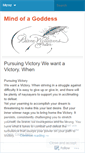 Mobile Screenshot of mindofagoddess.wordpress.com