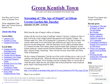 Tablet Screenshot of greenkentishtown.wordpress.com