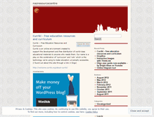 Tablet Screenshot of nazresourcecentre.wordpress.com