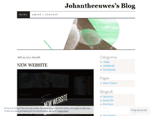 Tablet Screenshot of johantheeuwes.wordpress.com