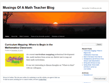 Tablet Screenshot of musingsofamathteacher.wordpress.com