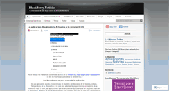 Desktop Screenshot of blackberrynoticias.wordpress.com