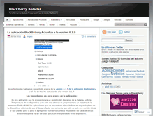 Tablet Screenshot of blackberrynoticias.wordpress.com