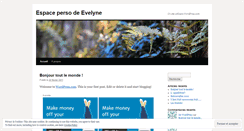 Desktop Screenshot of evelyneparovel.wordpress.com