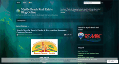 Desktop Screenshot of myrtlebeachrealestateblogonline.wordpress.com