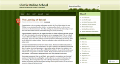 Desktop Screenshot of clovisonlineschool.wordpress.com