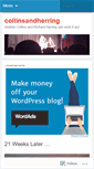 Mobile Screenshot of collinsandherring.wordpress.com