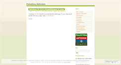 Desktop Screenshot of palestinaaktivism.wordpress.com