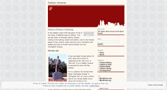Desktop Screenshot of fashionuniverse.wordpress.com