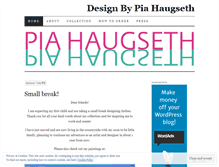Tablet Screenshot of piahaugseth.wordpress.com