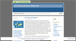 Desktop Screenshot of estonoesunblogperocasi.wordpress.com