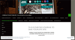 Desktop Screenshot of journaltosaveyourlife.wordpress.com