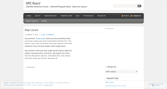 Desktop Screenshot of grcboard.wordpress.com