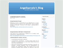 Tablet Screenshot of angelbarcelo.wordpress.com