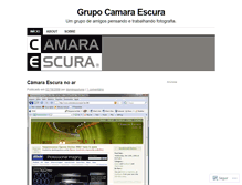 Tablet Screenshot of camaraescura.wordpress.com