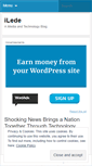 Mobile Screenshot of ilede.wordpress.com