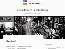 Tablet Screenshot of christchurchearlsfield.wordpress.com