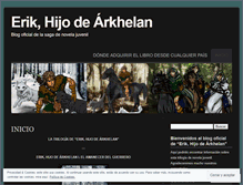 Tablet Screenshot of erikhijodearkhelan.wordpress.com
