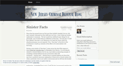 Desktop Screenshot of njcriminaldefense.wordpress.com