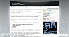 Desktop Screenshot of myamdesign.wordpress.com