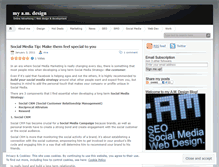 Tablet Screenshot of myamdesign.wordpress.com